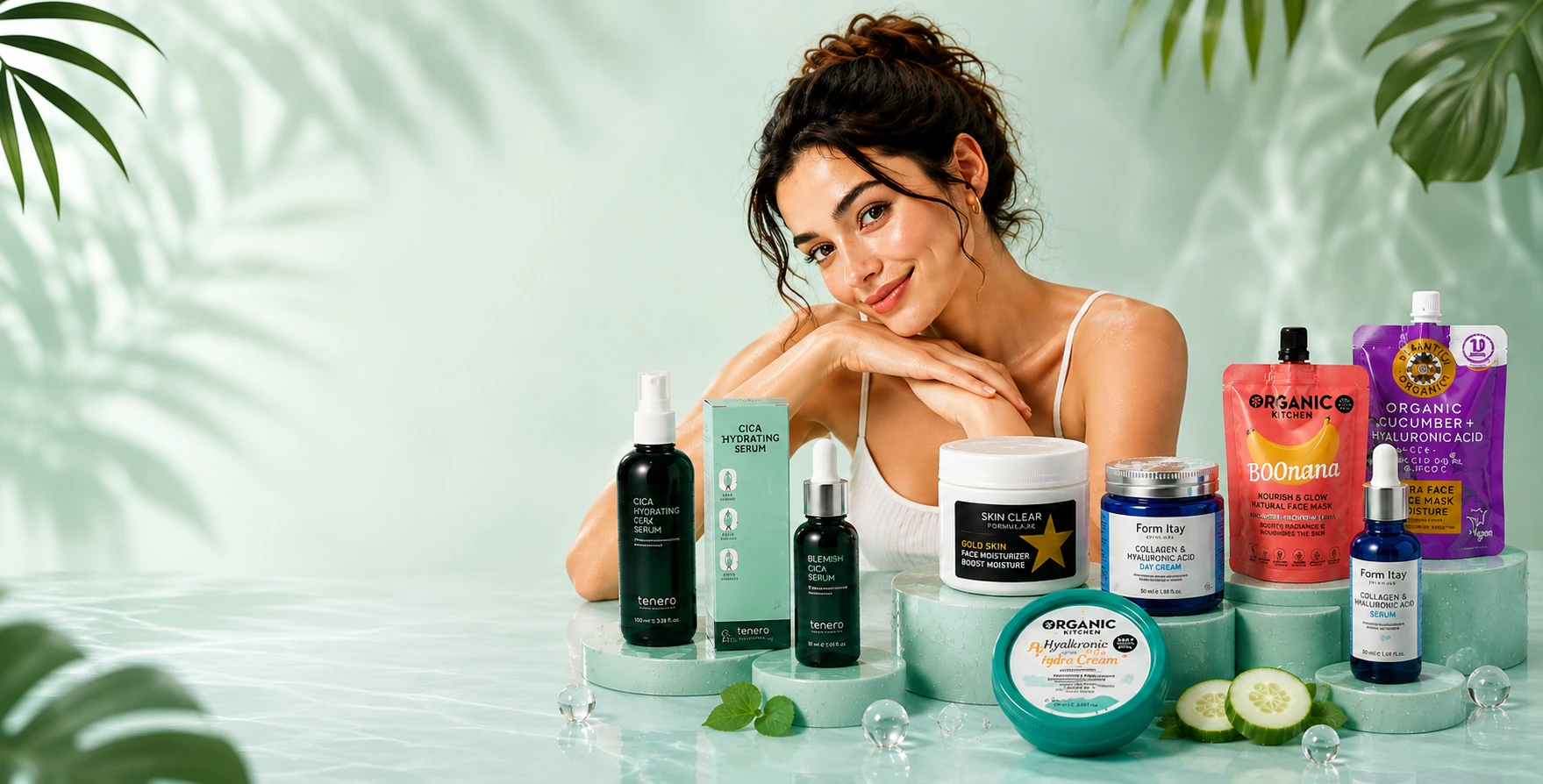 khokha skincare model banner